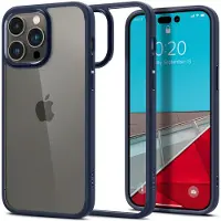 Spigen iPhone 14 Pro -kuori Ultra Hybrid Navy Blue