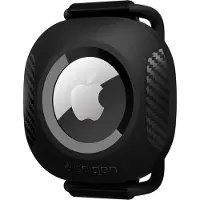 Spigen AHP03106, Laatikko, Musta, Apple, Termoplastinen polyuretaani (TPU), AirTag, 38,8 mm