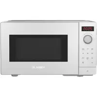 Bosch Serie 2 FFL023MW0, Pöytämalli, Solo-mikroaaltouuni, 20 L, 800 W, Sisäänrakennettu näyttö, LED