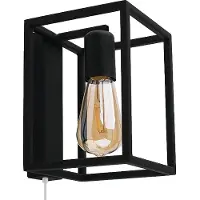 Nowodvorski Lighting Crate seinävalaisin E27 20cm musta