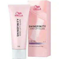 Wella Shinefinity Glaze Ammattilaisten hiussävyte 60 ml 09/81 Platinum Opal