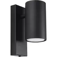 Sollux Utti seinävalaisin GU10 15cm musta