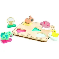 Hape Eläinääni Anna-pulmapeli 6 Kappaletta