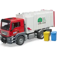 BRUDER Rekka - MAN TGS roska-auto - 03761 - - OneSize - Työkoneet