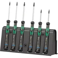 Wera 2052/6 Kraftform Micro Ruuvimeisselisetti 6 Kappaletta