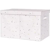 3 Sprouts Säilytyslaatikko M. Kansi - 63x38x39 cm - Terrazzo/Vaa - - OneSize - Säilytykset
