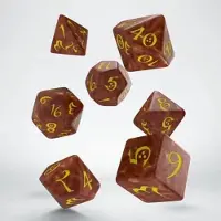 Q-workshop T?rningsset - Classic RPG Caramel & yellow (SCLE77) - Lautapeli