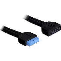 DeLOCK – Intern Extension Cable for USB 3.0, IDC20 ma - fe, 0.45m, blue (82943)