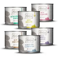 MjAMjAM 6x 200g Mixpack Mix 2 (6 eri lajiketta) märkäruokaa kissoille
