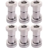 Bofix Saddle Clamp Bolts Hopeinen 6 x 16 mm