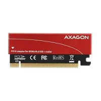 Axagon NVMe M.2 -adapteri jäähdytinsiilillä, PCIe 4.0 x16, M/B&M-key