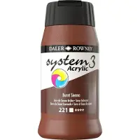 Daler Rowney System3 500 ml Burnt Sienna