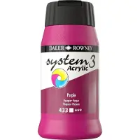 Daler Rowney DR System 3 akryyli 433 Purple - 500ml