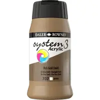 Daler Rowney DR System 3 akryyli 707 Rich gold (hue) - 500ml