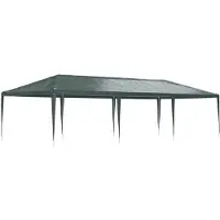 vidaXL Ammattilaisten juhlateltta 4x9 m vihreä 90 g/m²