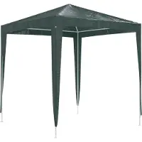 vidaXL Ammattimainen juhlateltta, 2x2 m, Vihreä