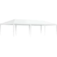 vidaXL Juhlateltta 4x9 m valkoinen