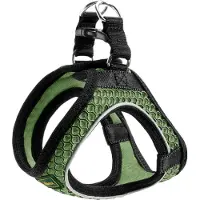 Hunter - Harness Hilo ComFort 40-46/XS-S Mesh Linden Green - Koirat - Kaulapannat