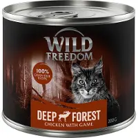 Wild Freedom 12x200g Adult Deep Forest riista & kana Kissanruoka