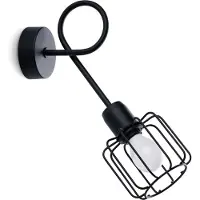 Sollux Beluci 1S seinävalaisin 30cm E14 musta