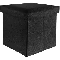 Intirilife 38x38x38 cm kokoontaittuva säilytysjakkara