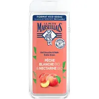 Le Petit Marseillais Extra Doux Suihkuöljy Valkoinen Persikka & Luomu Nektariini 650 ml