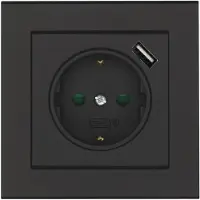 Malmbergs Pistorasia optima 1-os. 1x usb musta