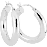 Lykken Casuals korvarenkaat hopea 5 x 30 mm