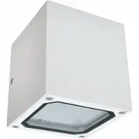 Malmbergs Seinävalaisin Cube II Valkoinen 7W G9 IP54