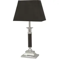 Malmbergs Madame pöytävalaisin 40cm E27 Kromi/Musta