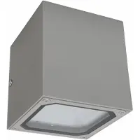 Malmbergs Seinävalaisin Cube II Hopea 7W G9 IP54
