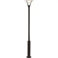 Malmbergs Eklof LED-pylväsvalaisin tummanharmaa 1x15,7W IP54