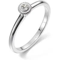 Kalevala Koru Valittu 0.06 ct timanttisormus valkokulta 541000001D155