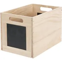 H&S puulaatikko liitutaululla
