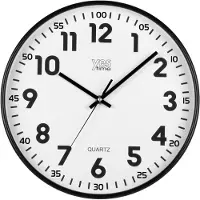 Justaminute seinäkello musta 00720YN
