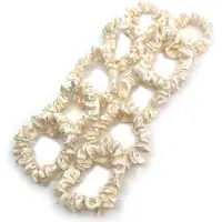 Pipol's Bazaar Skinny Scrunchie 10pcs Cream