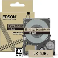 Epson Matte Tape Beige/Black 18mm 8m (C53S672091)