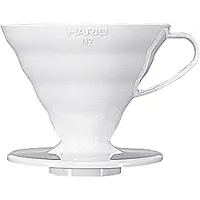 Hario V60 suodatinsuppilo koko 02, valkoinen posliini