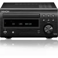 Denon RCD-M41 -stereovahvistin CD-soittimella , musta