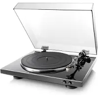Denon DP-300F vinyylisoitin, musta