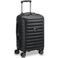 Delsey Shadow 5.0 Expandable 55 cm -matkalaukku, musta