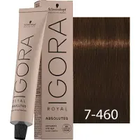 Schwarzkopf Professional Igora Royal Absolutes Pysyvä hiusväri 60 ml 7-460