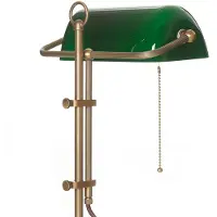 BERLINER MESSINGLAMP työpöytävalaisin TULSI, Vihreä, Olohuone/ruokailutila, Lasi, Antiikki