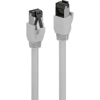 Lindy 0.5m Cat.8.1 S/FTP LSZH Cable, Grey (47441)