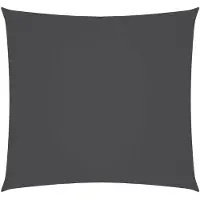 vidaXL Aurinkopurje Oxford-kangas neliö 5x5 m antrasiitti