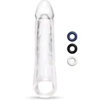 Vuxen Penis Extender With Ball Loop Extra Girthy
