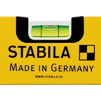 Stabila Classic 70 Yksittäinen luotilaatikko, 3-osainen vesivaaka-sarja, 3-osainen