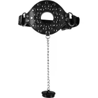 Ouch! Ouch XTREME - Suumaski tulpalla, bondage, laadukas, tuhma, keinonahkainen, bdsm, tyylikäs