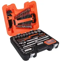 Bahco hylsysarja S95, 1/4"+1/2", 95 osaa