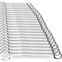 Gedore combination wrench set, 21 pieces, wrenches